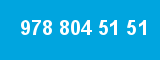 978 804 51 51 978 804 51 51